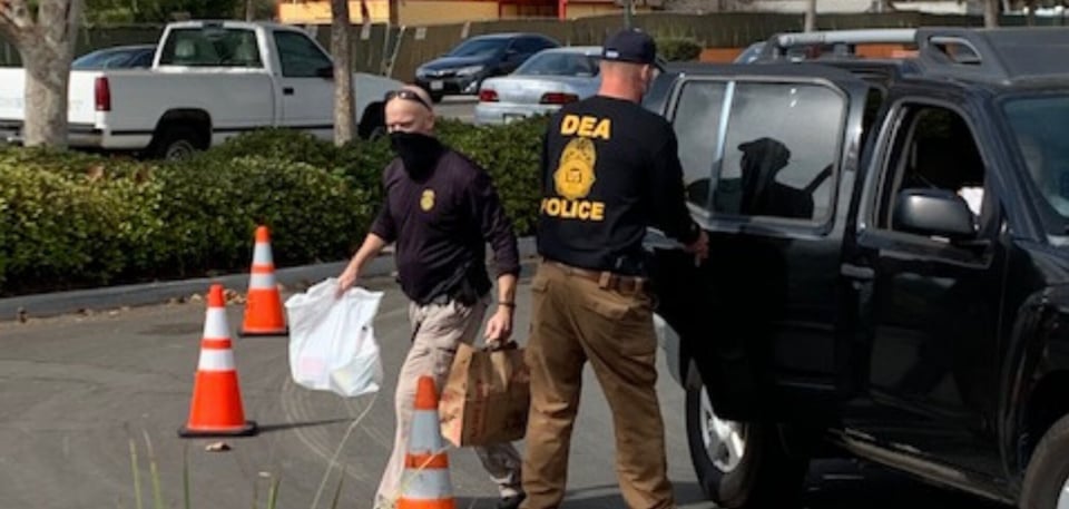 police, officer, jail, prison, arrested for drug trafficking