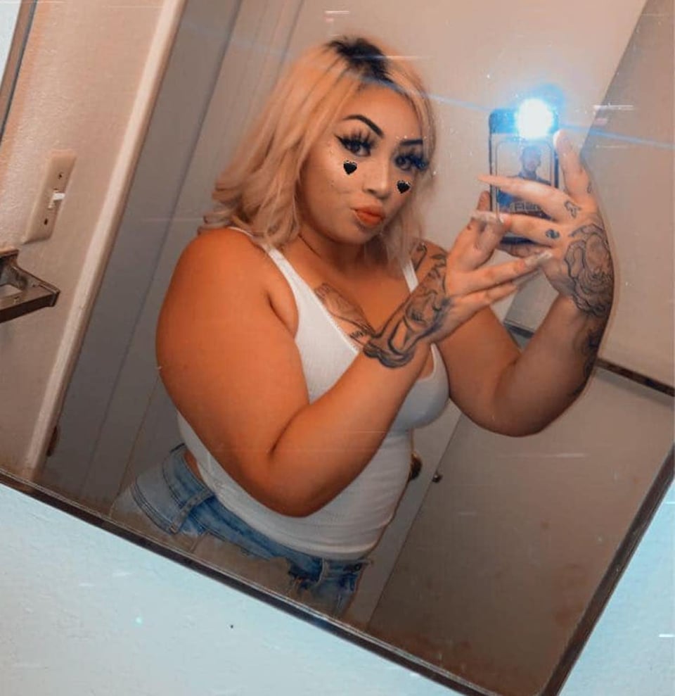 Brianna Romero enters an observation cell