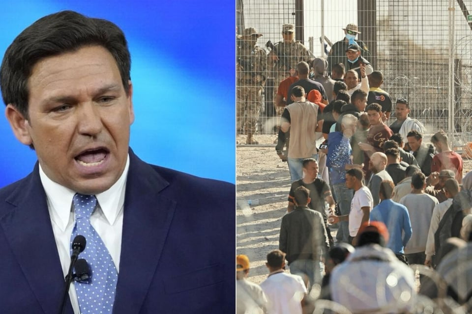 gobernador DeSantis, gobernador de Florida, inmigrantes, frontera, MundoNOW