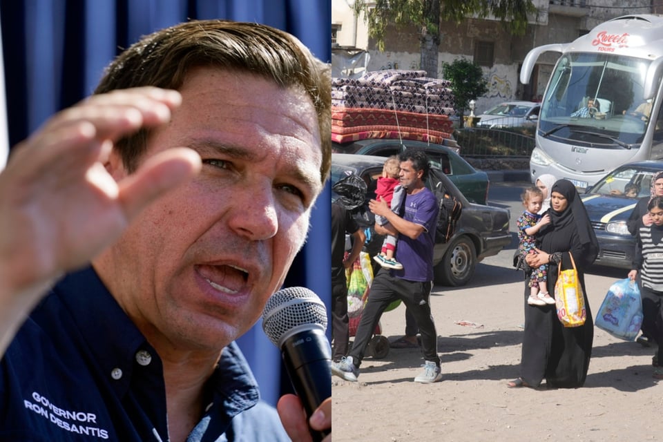 Ron DeSantis rompe el silencio sobre la guerra y los refugiados