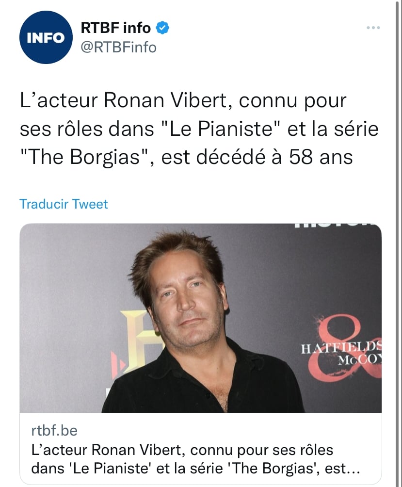 Lamentan la muerte del querido actor