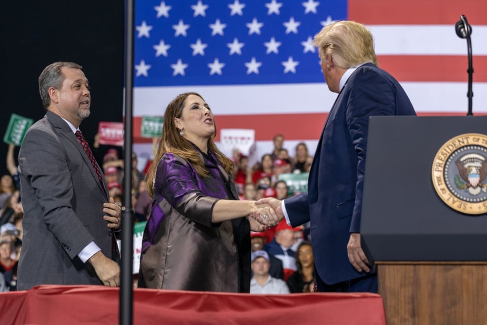Partido Republicano, Lara Trump, Ronna McDaniel, Donald Trump, Elecciones