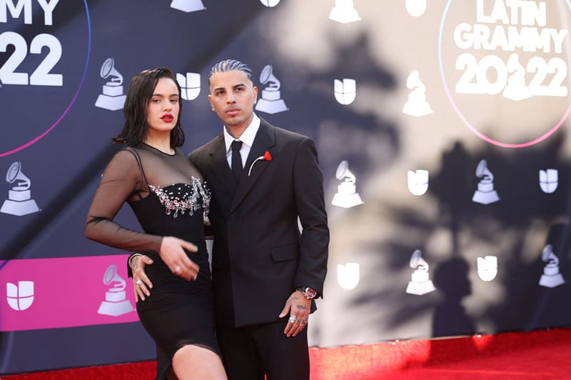 Rosalía, Raw Alejandro, Latin Grammy 2022, red carpet, Music