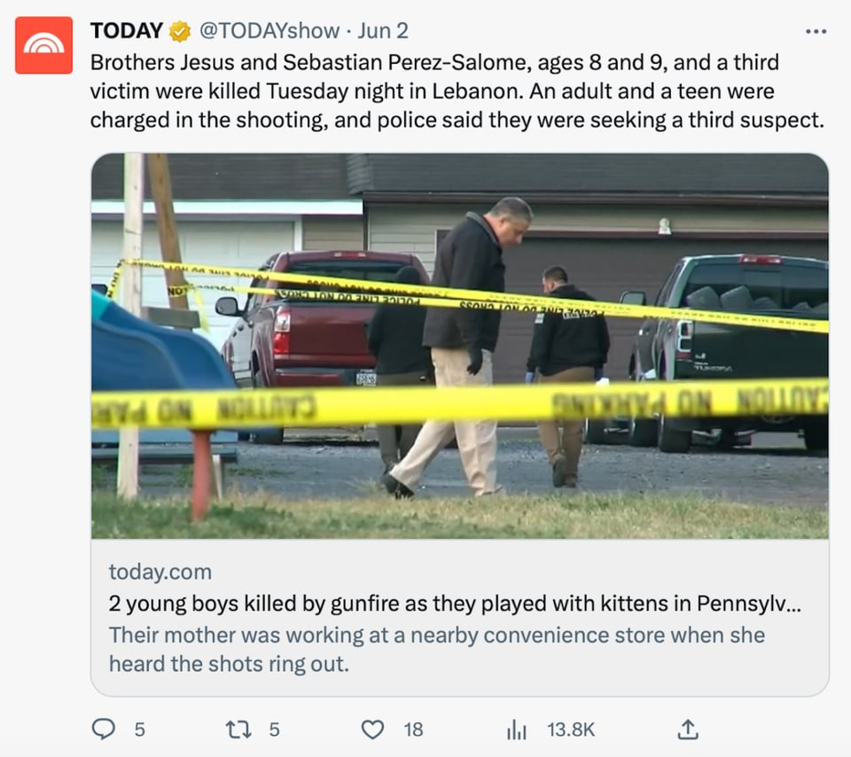 Tres hombres armados con AR-15 llegan a la casa de los niños