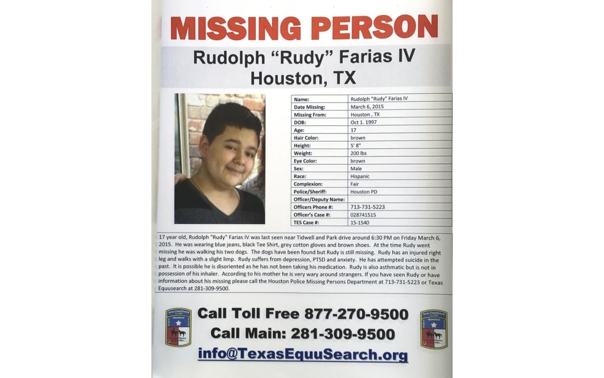 Texas teen who disappeared when he was 17 is found alive eight years later