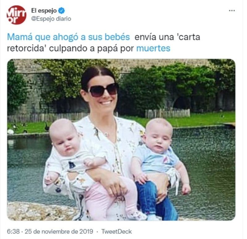 Llorona inglesa mata a sus hijos