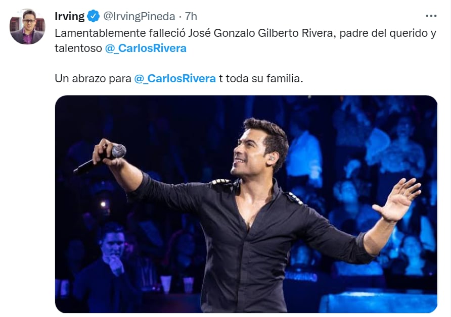 Luto cantante mexicano