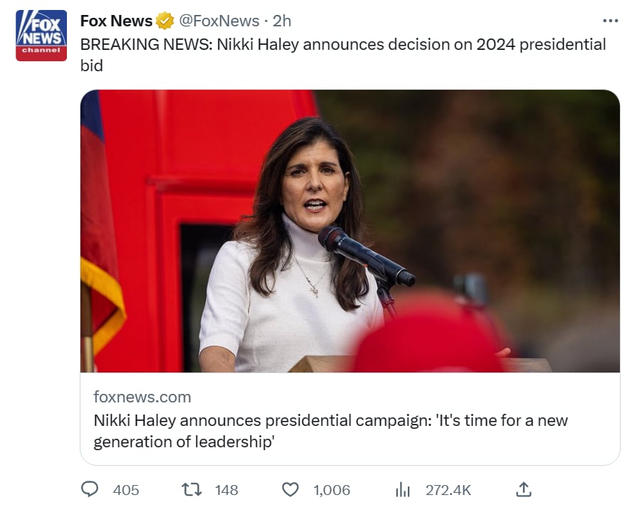 Nikki Haley campaña presidencial