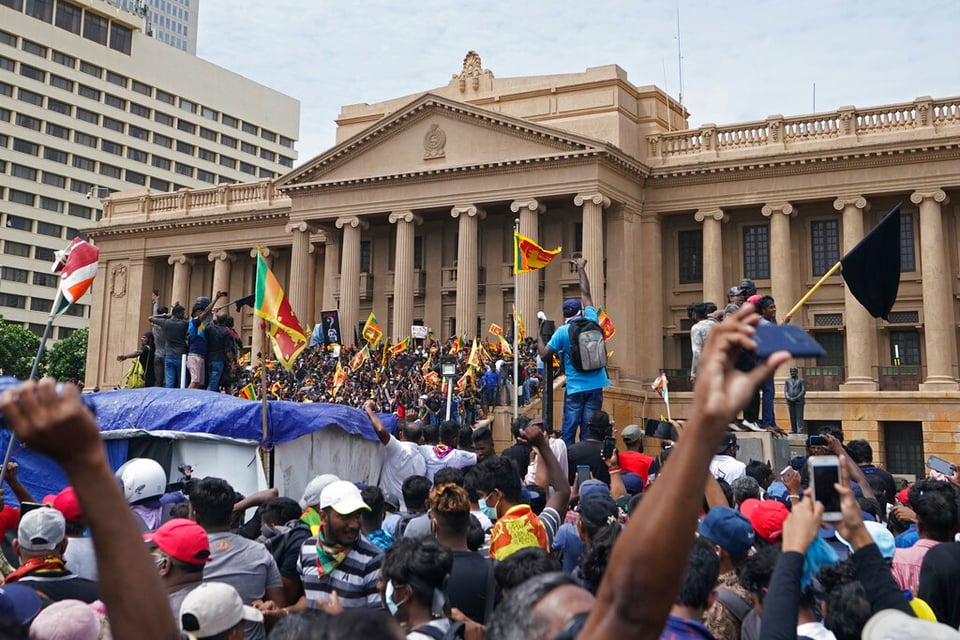 Sri Lanka manifestaciones