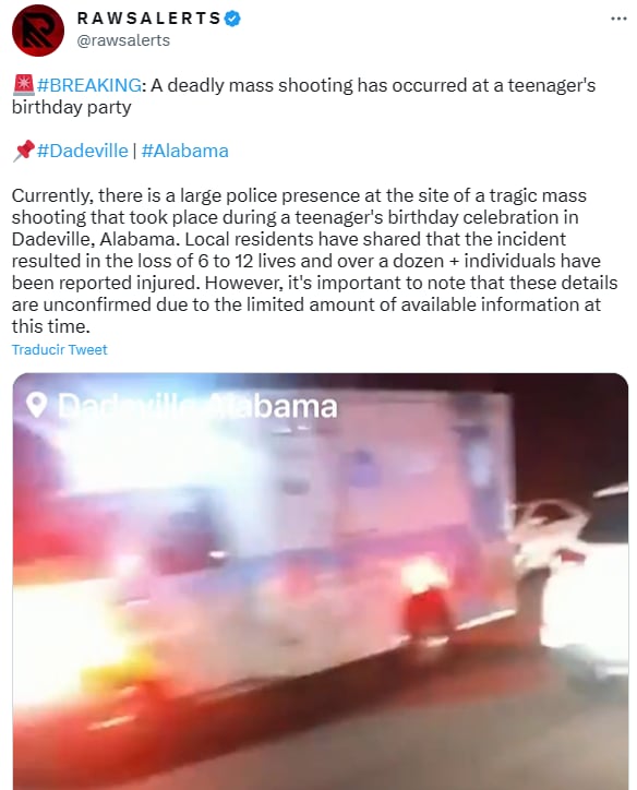 Balacera Estados Unidos