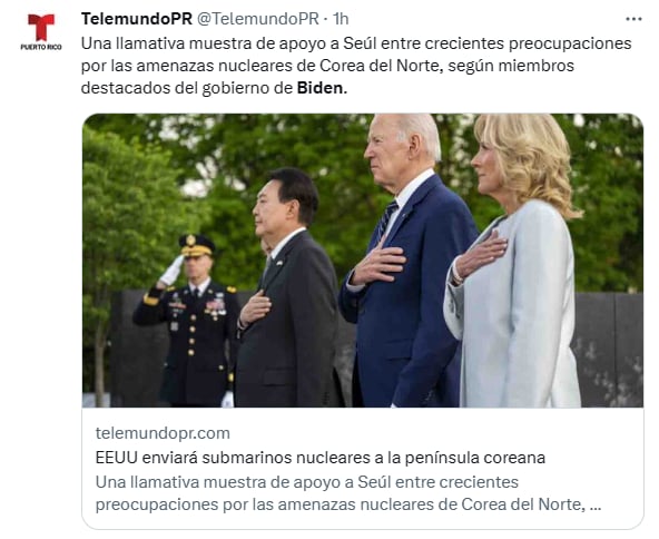 Estados Unidos submarinos Corea