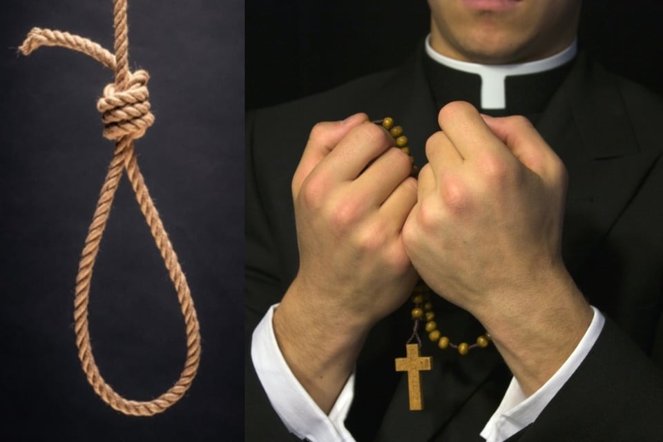 Hallan ahorcado a sacerdote en Iglesia