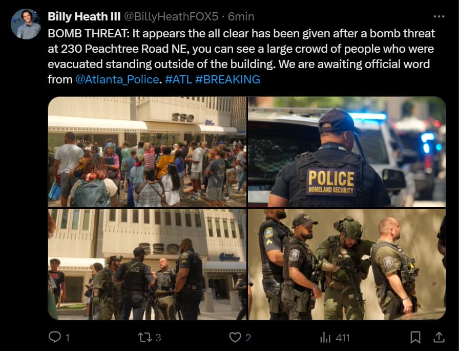 Amenaza de bomba en Atlanta, Evacuación Agencia de Pasaportes,Atlanta,bomba,MundoNow