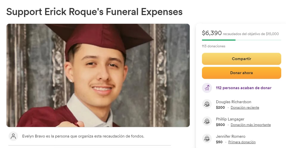 Erick Roque, Tiroteo en Las Vegas,Muerte por bala,Tiroteo desde vehículo, MundoNow

