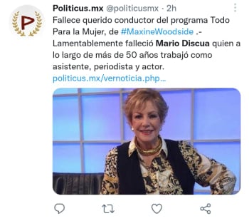 Mexican journalist actor dies