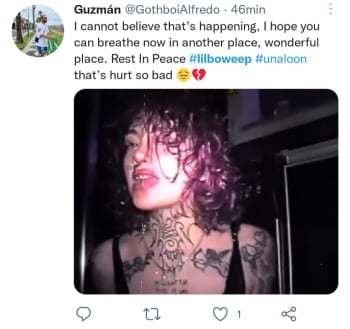 Famous mourns the death of rapper Lil Bo Weep