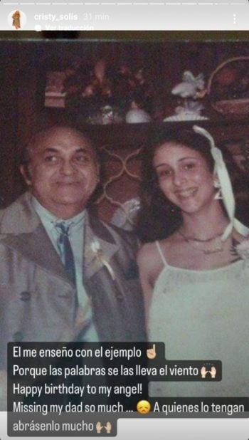 Padre de Cristy Solis