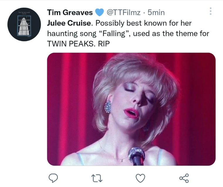 Muere Julee Cruise