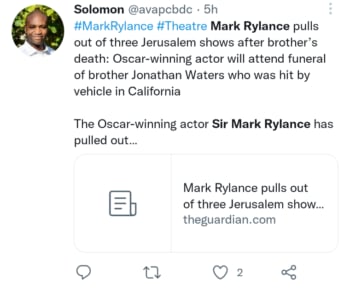 Actor vive tragedia familiar