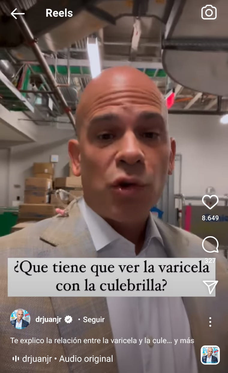 Doctor Juan Rivera Shingles