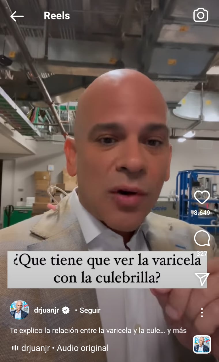 Doctor Juan Rivera Shingles