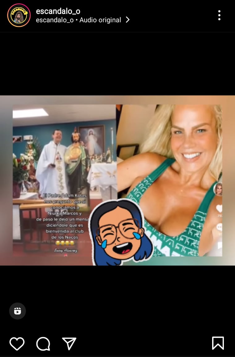 Padre se burla Niurka