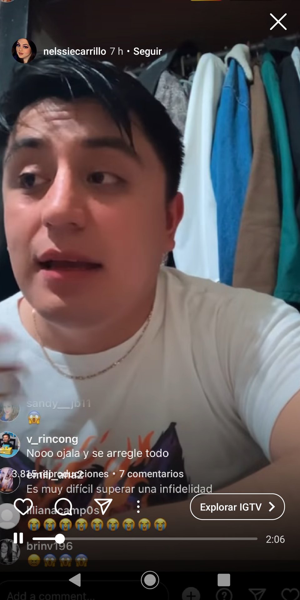 Eduin Caz separado esposa