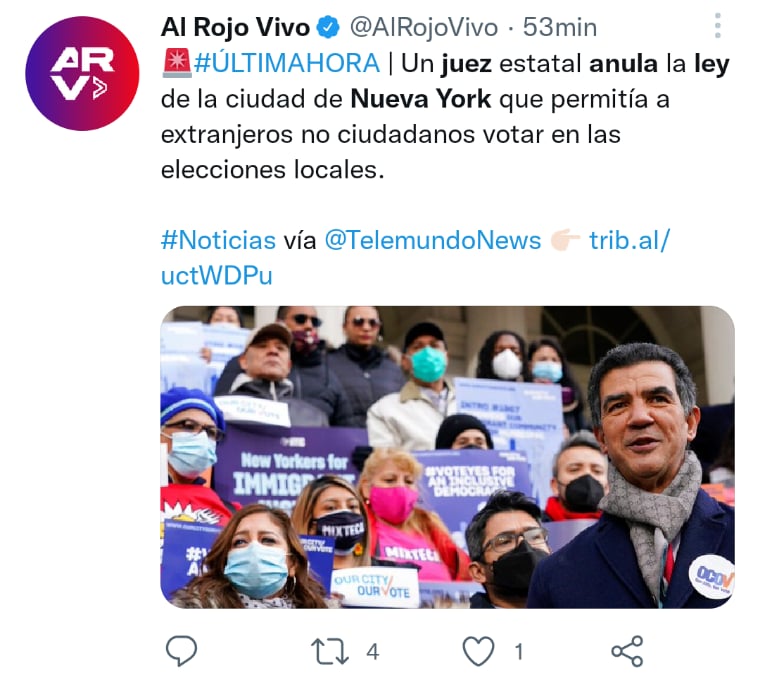 Anulan ley Nueva York