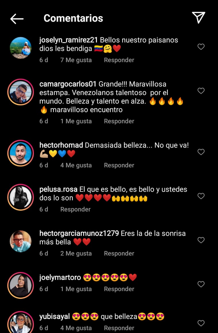 reaccionaron a su foto