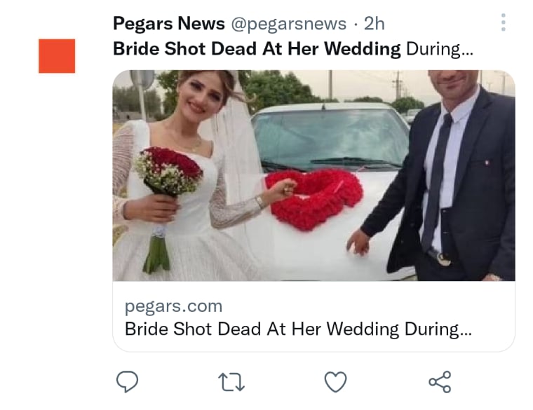 Matan novia en boda