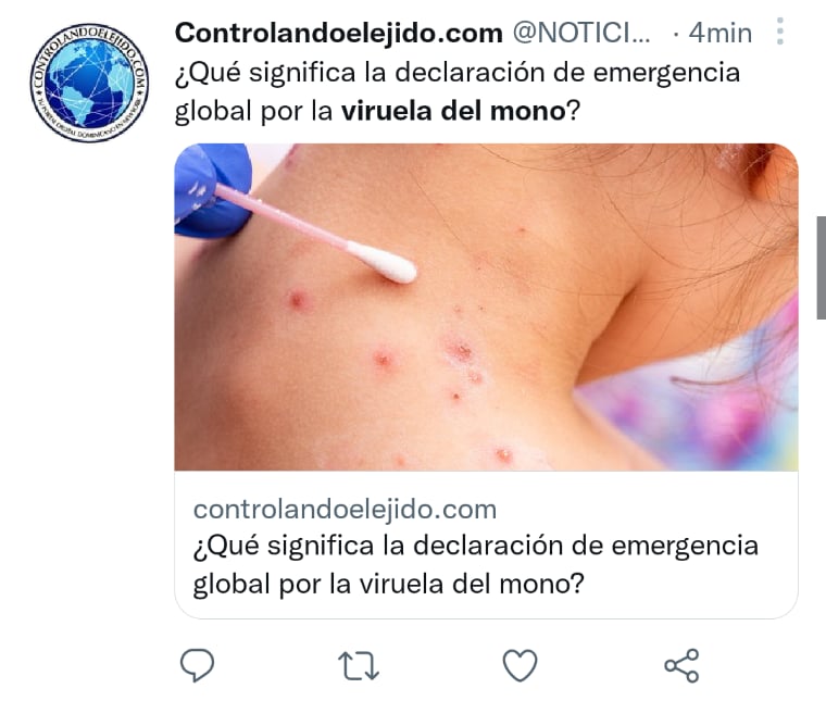 Monosexual contact smallpox