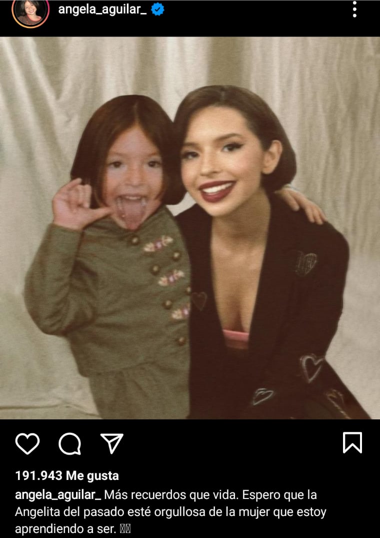 Angela Aguilar has a daughter