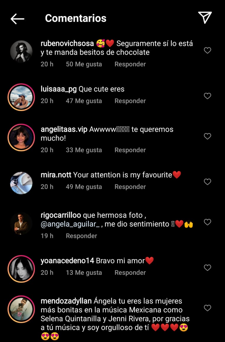The Angelitxs did not take long to react to such an emotional image