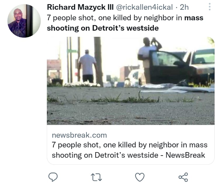 Tiroteo masivo en Detroit