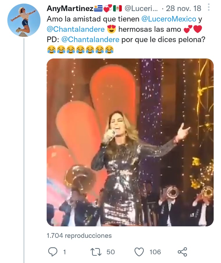 Le gritan pelona Lucero