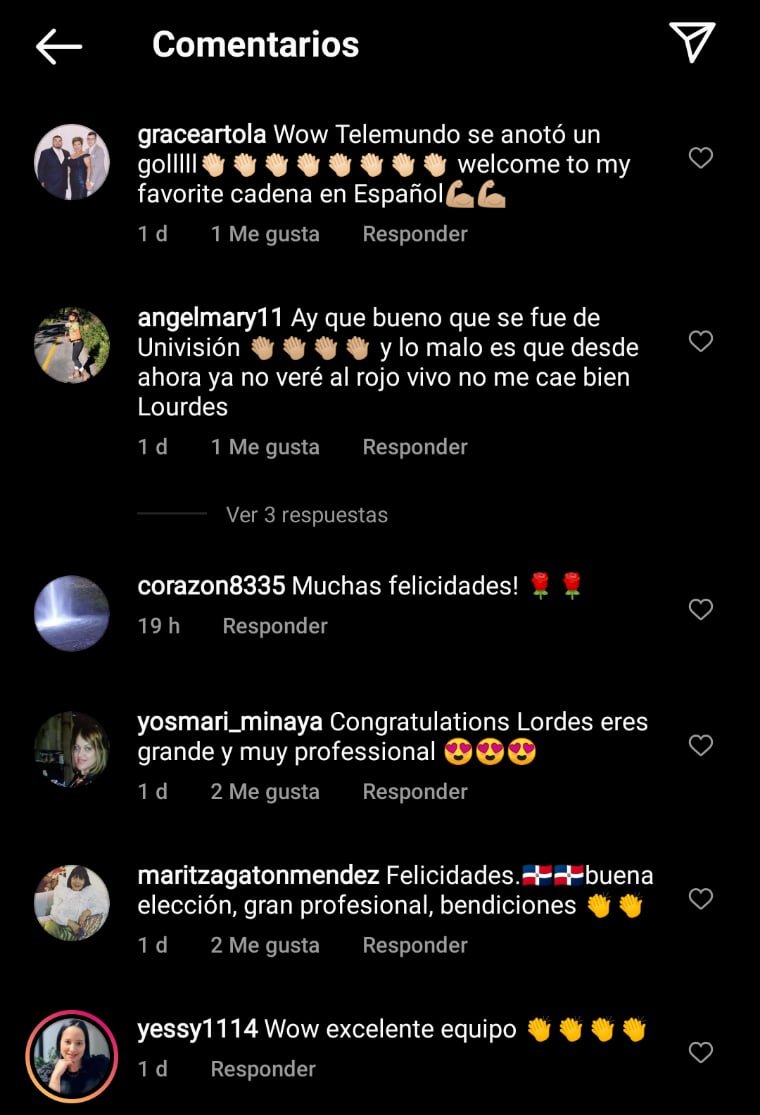 Los fieles seguidores del programa también reaccionaron ante la llegada de la dominicana