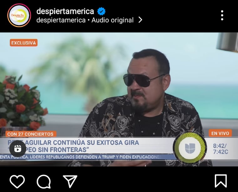 Pepe Aguilar rompe silencio
