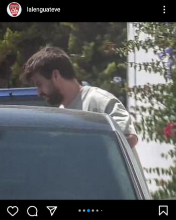 Piqué afuera casa Shakira