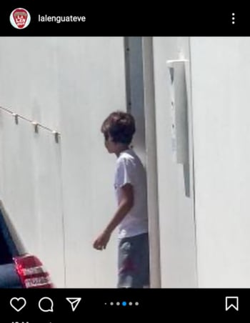 Piqué afuera casa Shakira