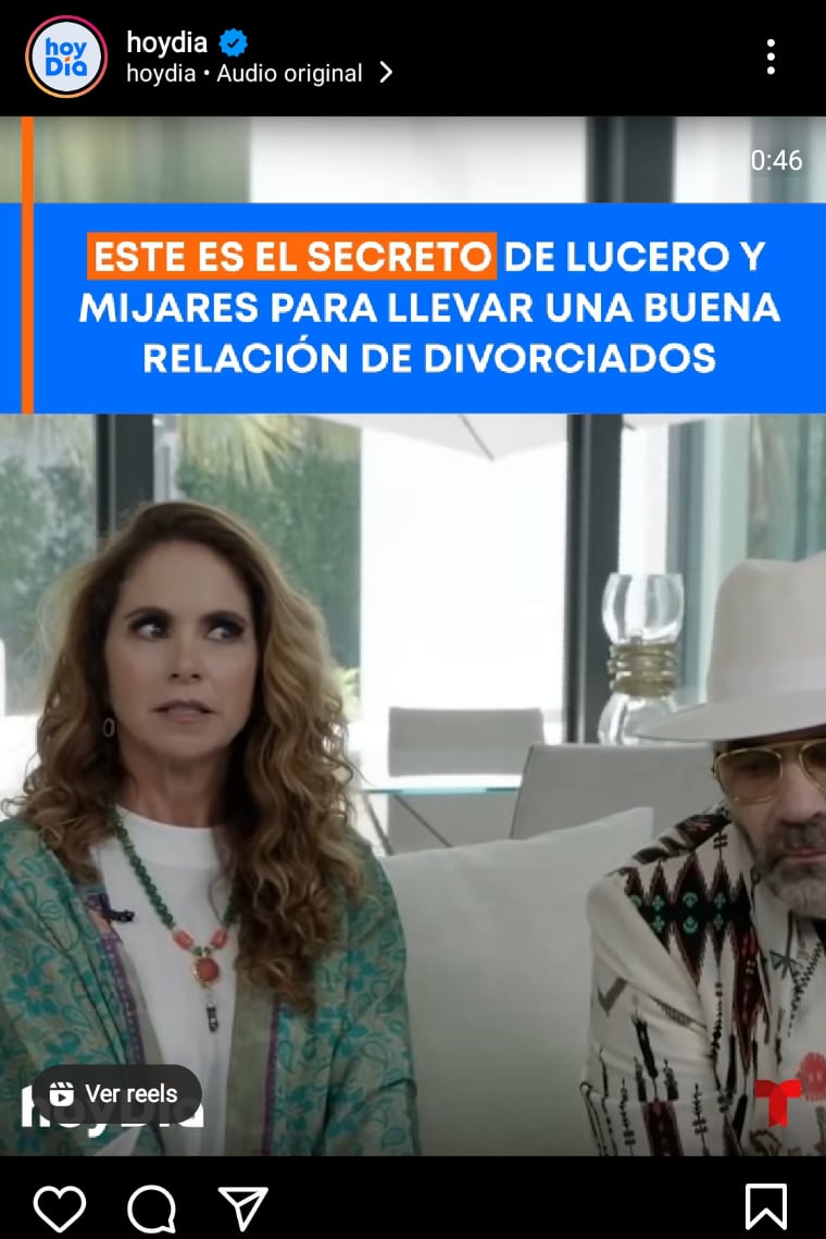 Lucero y Mijares pareja