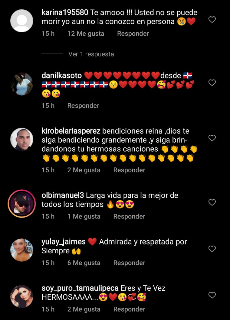 Sus fieles seguidores se pronuncian