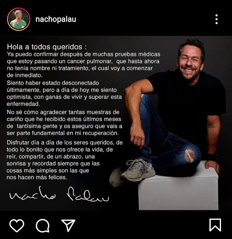 Expareja Miguel Bosé cáncer