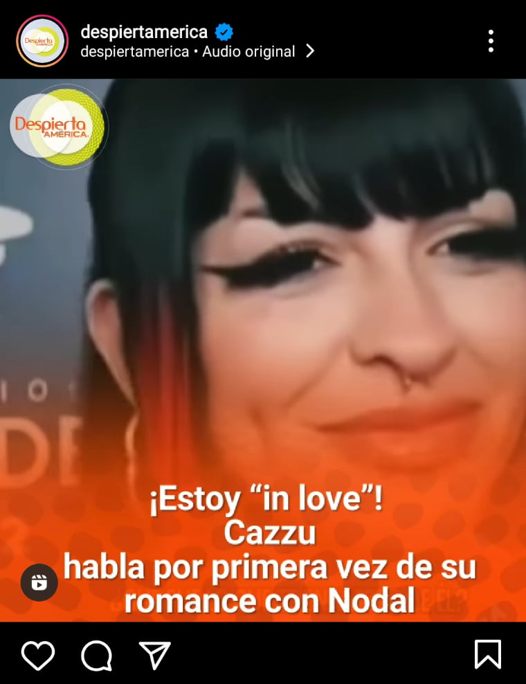Cazzu romance Christian Nodal