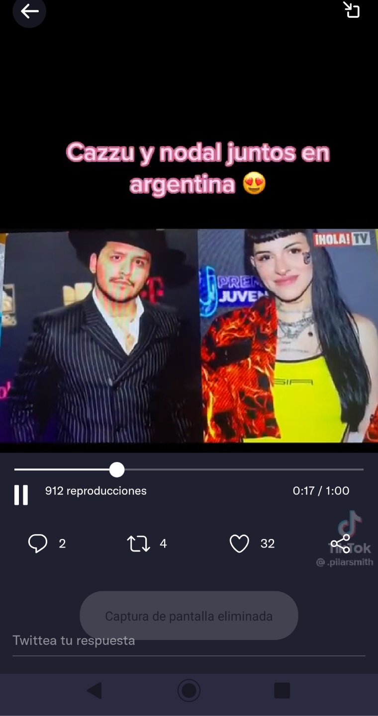 Cazzu romance Christian Nodal