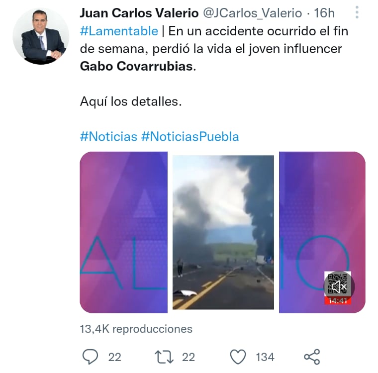Muere influencer Gabo Covarrubias