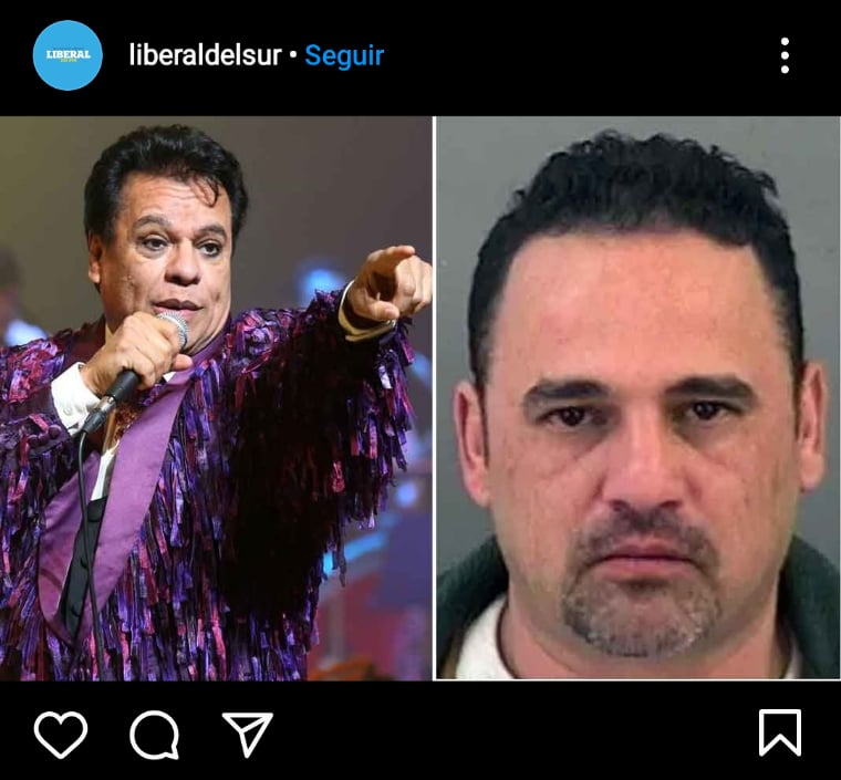 Hijo Juan Gabriel policía