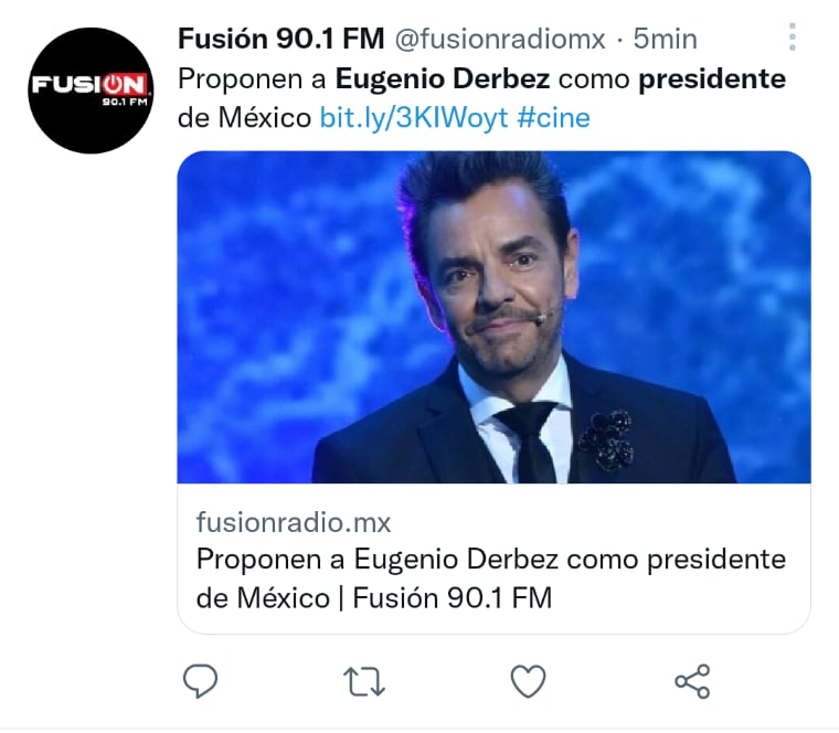 Eugenio Derbez presidente México