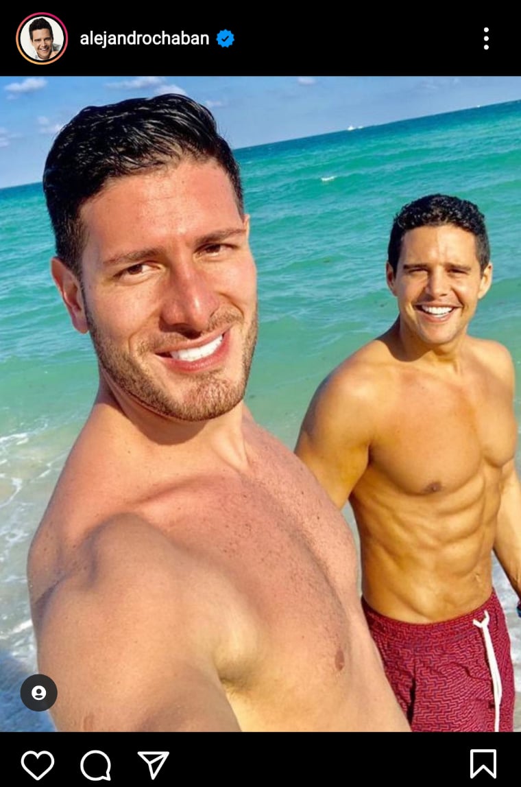 Alejandro Chaban presenta pareja