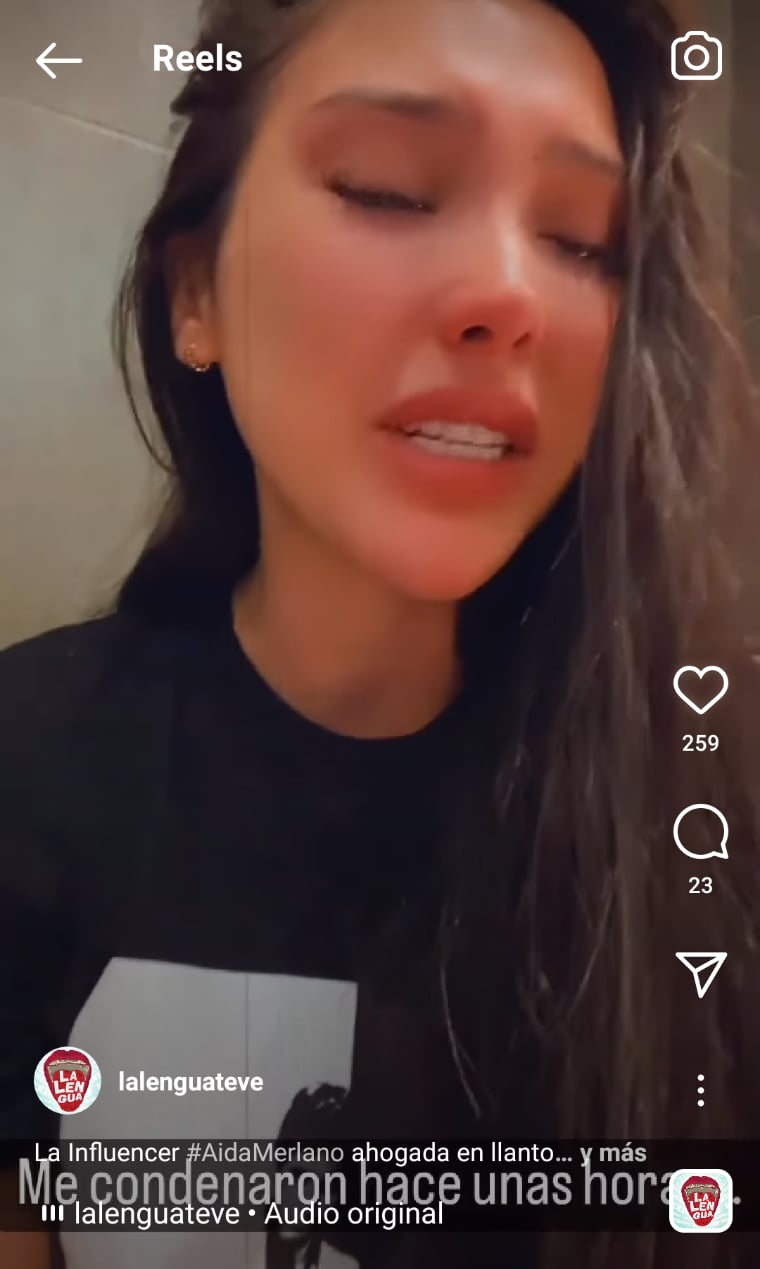 Condenan influencer Aida Merlano