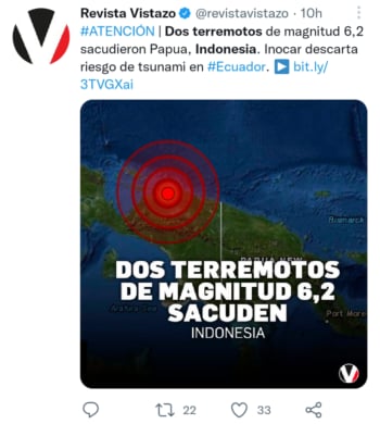 Indonesia es una entidad con gran actividad sísmica